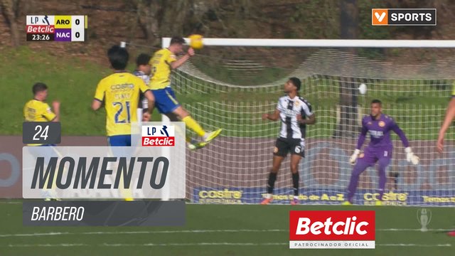 Arouca, Jogada, Barbero aos 24'