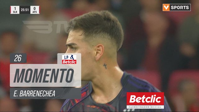 Benfica, Jogada, E. Barrenechea aos 26'