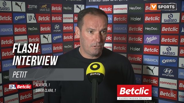 I Liga (#23) | Alverca 1-1 Santa Clara: Flash Interview Petit