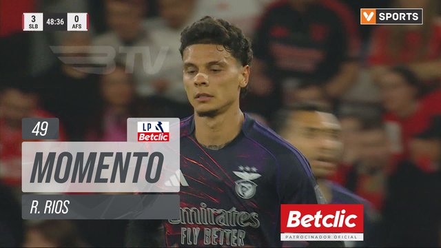 Benfica, Jogada, R. Rios aos 49'