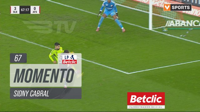 Benfica, Caso, Sidny Cabral aos 67'