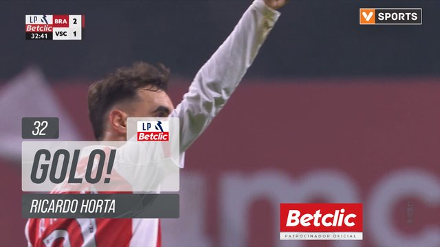 GOLO! Braga, Ricardo Horta aos 32', Braga 2-1 Vitória SC