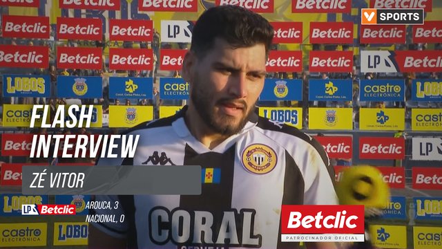I Liga (#23) | Arouca 3-0 Nacional: Flash Interview Zé Vitor