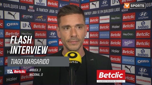 I Liga (#23) | Arouca 3-0 Nacional: Flash Interview Tiago Margarido