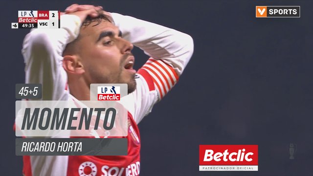 Braga, Jogada, Ricardo Horta aos 45'+5'