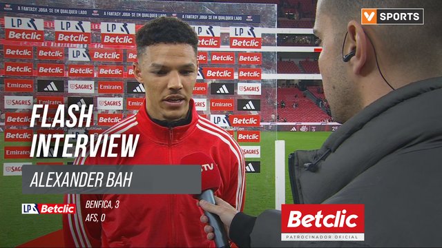 I Liga (#23) | Benfica 3-0  AFS: Flash Interview Alexander Bah