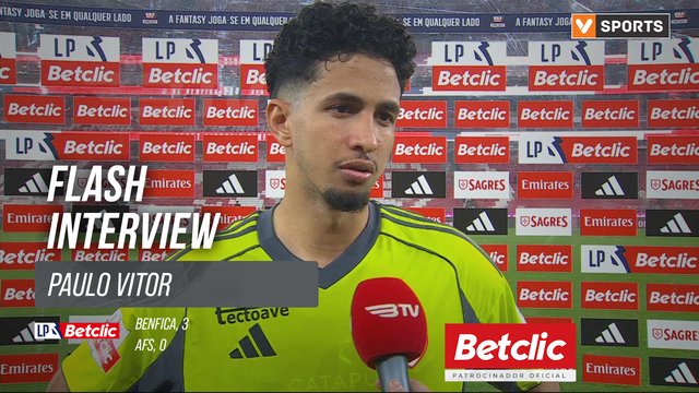 I Liga (#23) | Benfica 3-0  AFS: Flash Interview Paulo Vitor