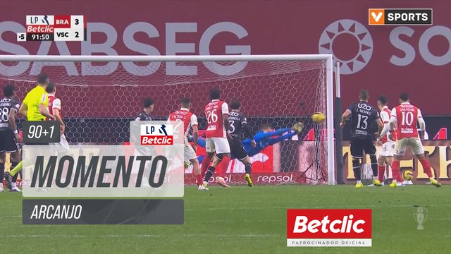 Vitória SC, Jogada, Arcanjo aos 90'+1'