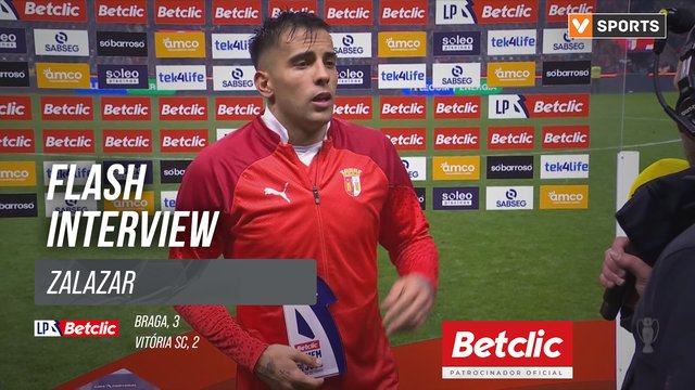I Liga (#23) | Braga 3-2 Vitória SC: Flash Interview Zalazar