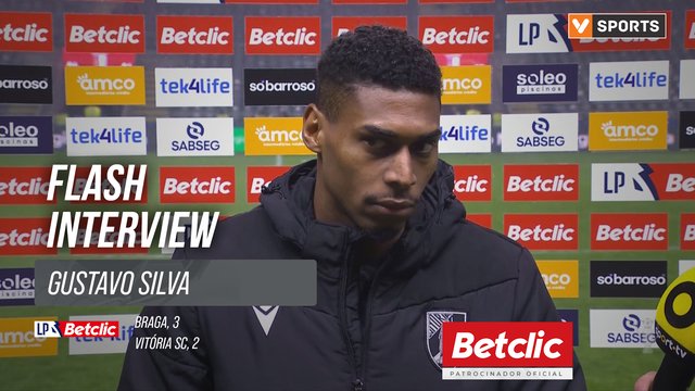 I Liga (#23) | Braga 3-2 Vitória SC: Flash Interview Gustavo Silva