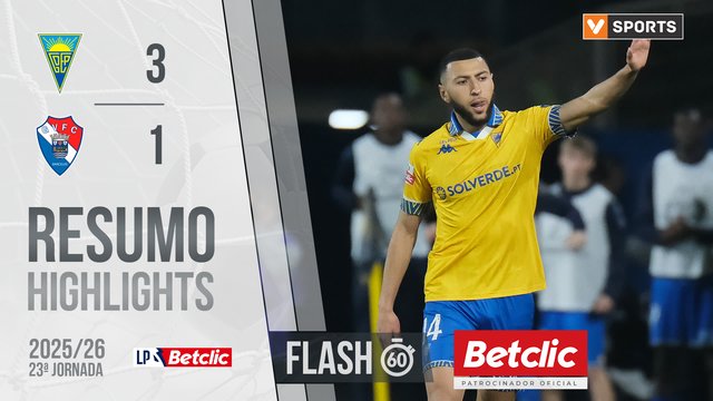 Liga Portugal Betclic (23ªJ): Resumo Flash Estoril 3-1 Gil Vicente