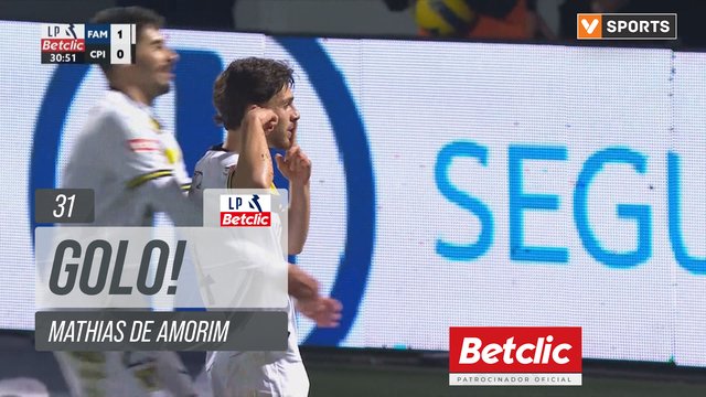 GOLO! Famalicão, Mathias de Amorim aos 31', Famalicão 1-0 Casa Pia