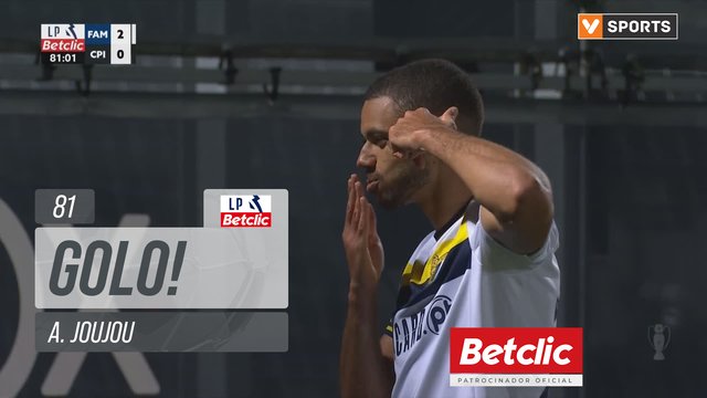 GOLO! Famalicão, A. Joujou aos 81', Famalicão 2-0 Casa Pia