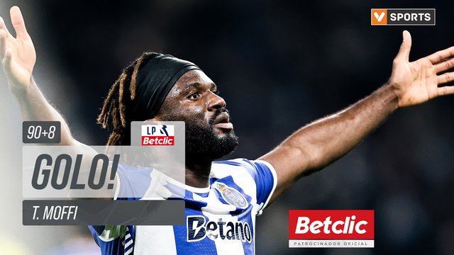 GOLO! FC Porto, T. Moffi aos 90'+8', FC Porto 3-1 Arouca
