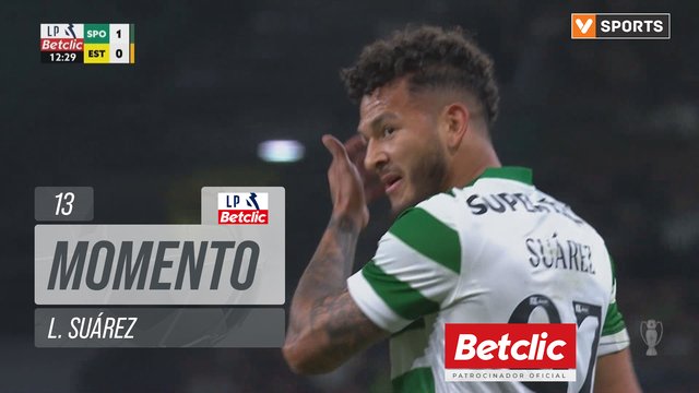 Sporting, Jogada, L. Suárez aos 13'