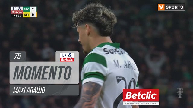 Sporting, Jogada, Maxi Araújo aos 75'