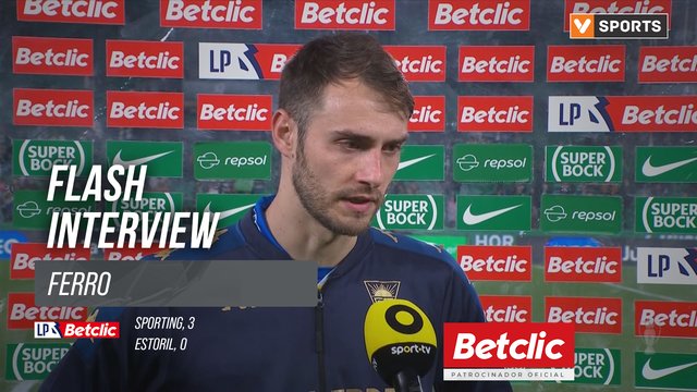 I Liga (#24) | Sporting 3-0 Estoril: Flash Interview Ferro