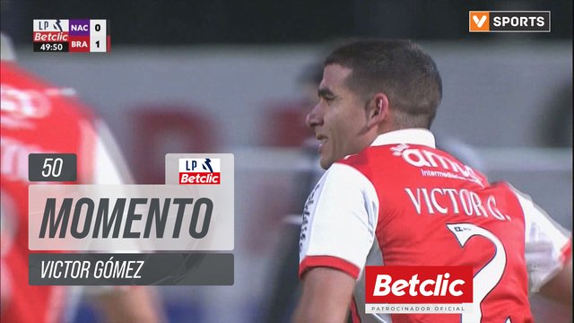 Braga, Jogada, Victor Gómez aos 50'