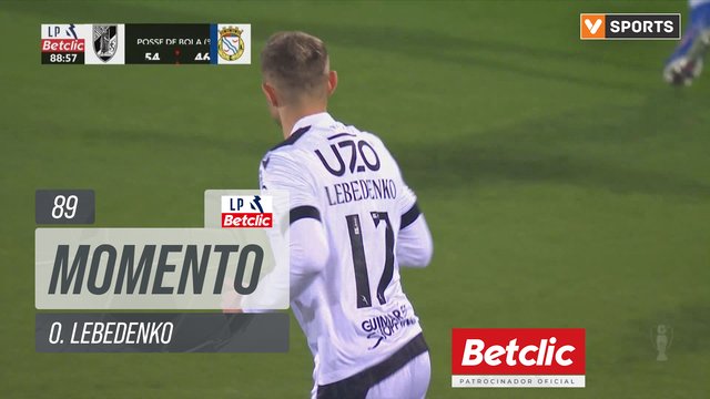 Vitória SC, Jogada, O. Lebedenko aos 89'