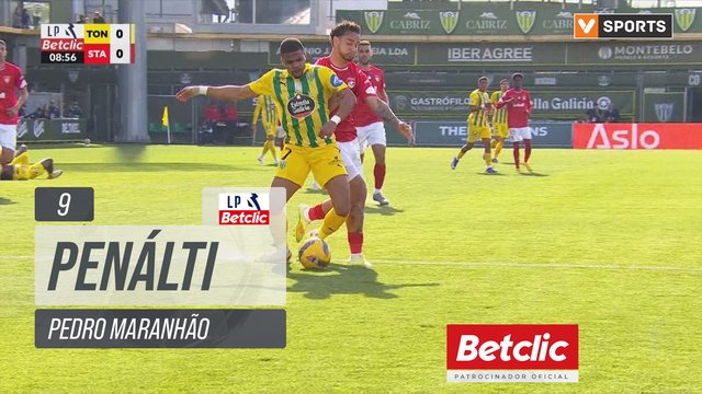 Tondela, Penálti, Pedro Maranhão aos 9'