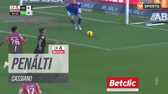 Casa Pia, Penálti, Cassiano aos 1'