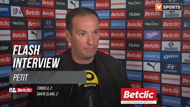 I Liga (#24) | Tondela 2-2 Santa Clara: Flash Interview Petit
