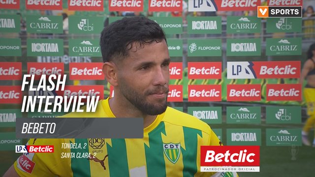 I Liga (#24) | Tondela 2-2 Santa Clara: Flash Interview Bebeto