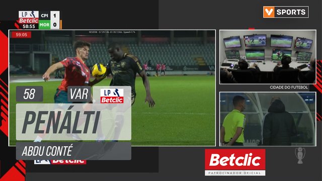 Moreirense, Penálti, Abdu Conté aos 58'