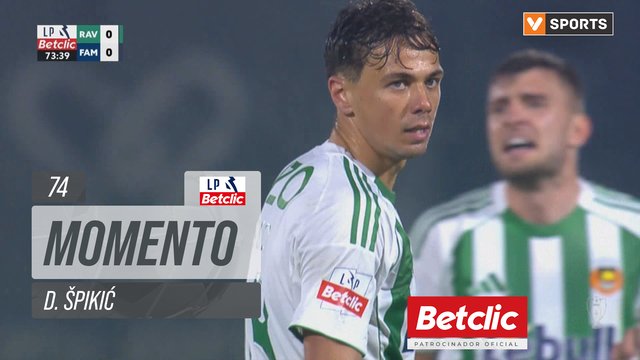 Rio Ave, Jogada, D. Špikić aos 74'