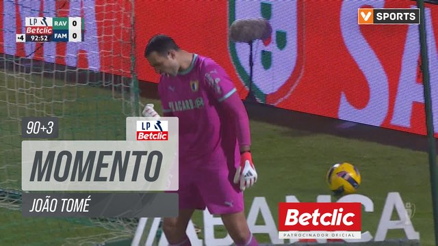 Rio Ave, Jogada, João Tomé aos 90'+3'