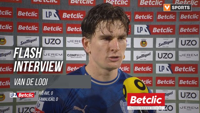 I Liga (#24) | Rio Ave 0-0 Famalicão: Flash Interview  Van de Looi