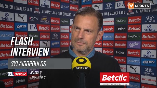 I Liga (#24) | Rio Ave 0-0 Famalicão: Flash Interview Sylaidopoulos
