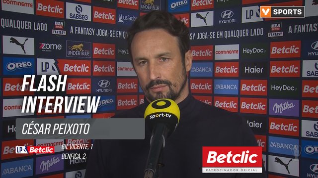 I Liga (#24) | Gil Vicente 1-2 Benfica: Flash Interview César Peixoto