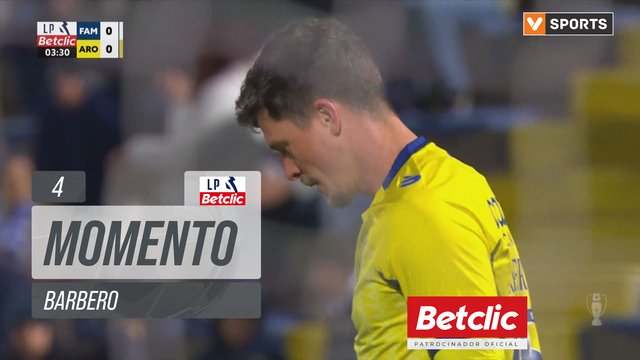 Arouca, Jogada, Barbero aos 4'