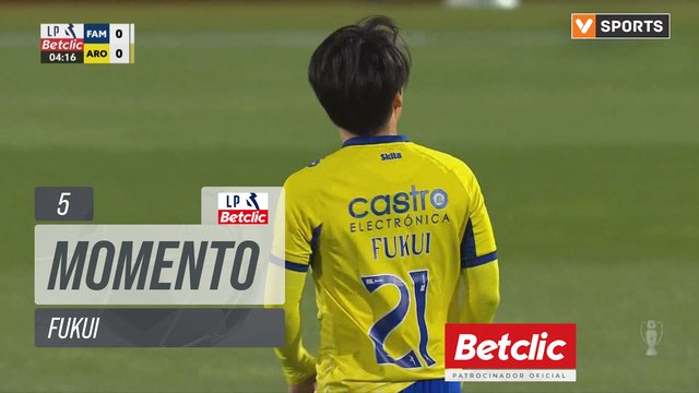 Arouca, Jogada, Fukui aos 5'