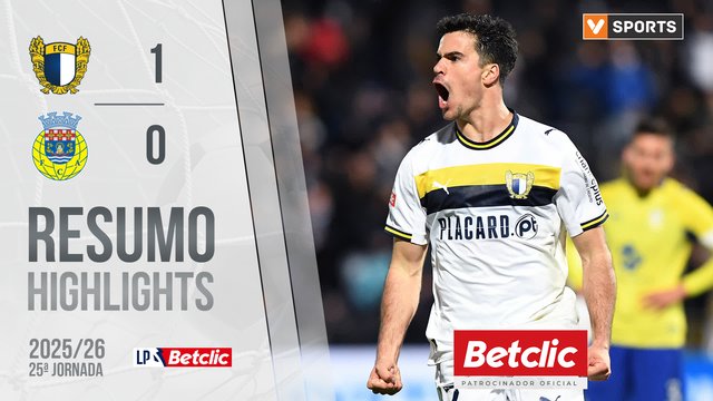 Liga Portugal Betclic (25ªJ): Resumo Famalicão 1-0 Arouca