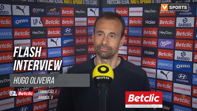 I Liga (#25) | Famalicão 1-0 Arouca: Flash Interview Hugo Oliveira