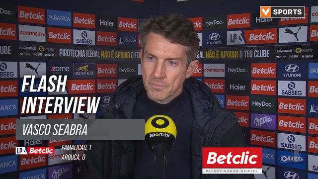 I Liga (#25) | Famalicão 1-0 Arouca: Flash Interview Vasco Seabra