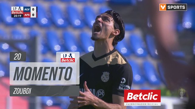 Alverca, Jogada, Zoubdi aos 20'