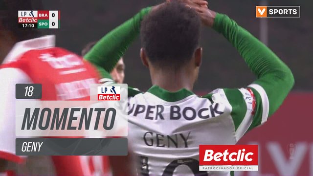 Sporting, Jogada, Geny aos 18'
