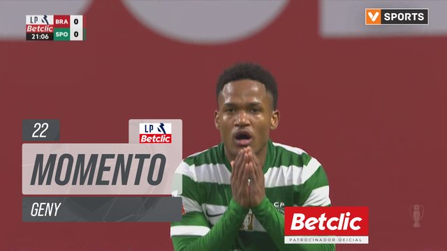 Sporting, Jogada, Geny aos 22'