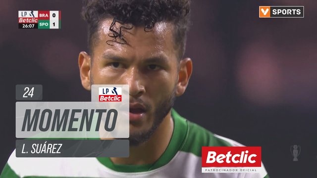 Sporting, Jogada, L. Suárez aos 24'