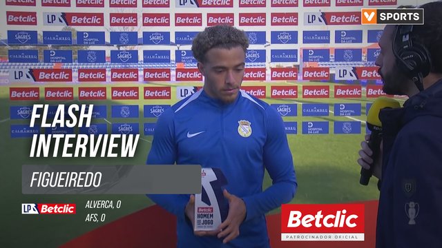 I Liga (#25) | Alverca 0-0 AFS: Flash Interview Figueiredo