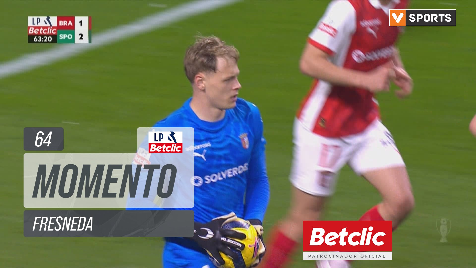 Sporting, Jogada, Fresneda aos 64'