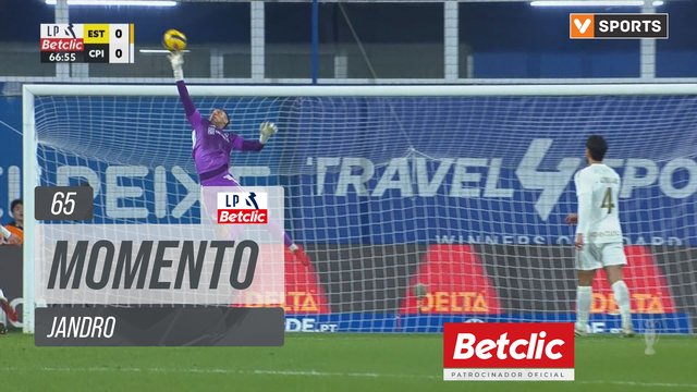 Estoril, Jogada, Jandro aos 65'