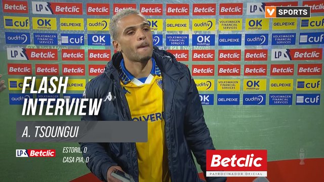 I Liga (#25) | Estoril 0-0 Casa Pia: Flash Interview A. Tsoungui