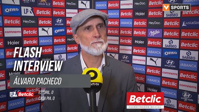 I Liga (#25) | Estoril 0-0 Casa Pia: Flash Interview Álvaro Pacheco