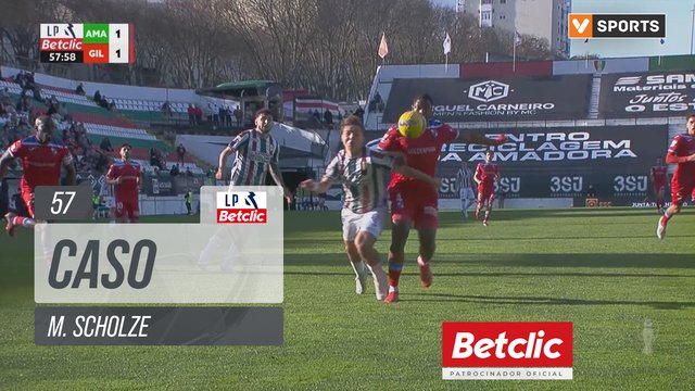 Estrela Amadora, Caso, M. Scholze aos 57'
