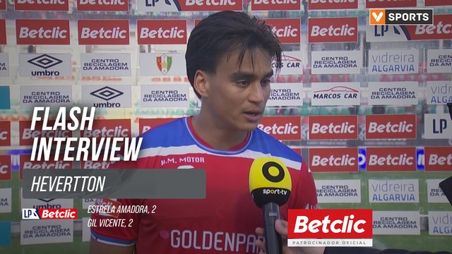 I Liga (#25) | Estrela Amadora 2-2 Gil Vicente: Flash Interview Hevertton