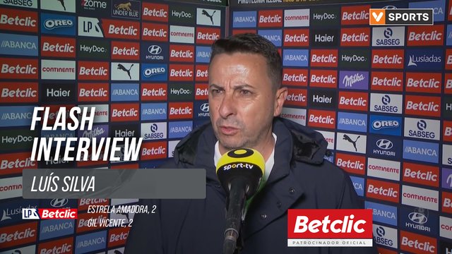 I Liga (#25) | Estrela Amadora 2-2 Gil Vicente: Flash Interview Luís Silva